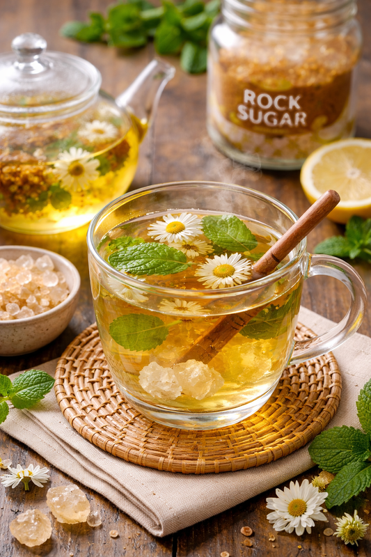 Herbal Tea with Rock Sugar